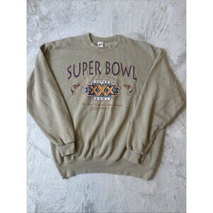 Vintage Super Bowl XXX 1996 Crewneck Sweatshirt XL Sun Devil Stadium